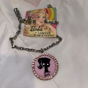 TT Barbie necklace pendant pink